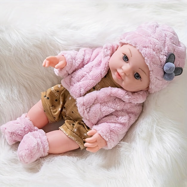 30cm/12inch Reborn doll Realistic baby doll with set hat socks pacifier, Festival gift