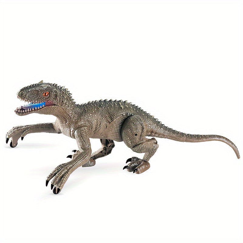 19" Remote Control Dinosaur Toys For Kids, 8CH Rechargeable Jurassic Velociraptor Toys Imitates Walking With Light & Roaring - Dinosaur Toys For Kids 4 5-7 8-12 Boys Christmas Birthday Gifts 2023