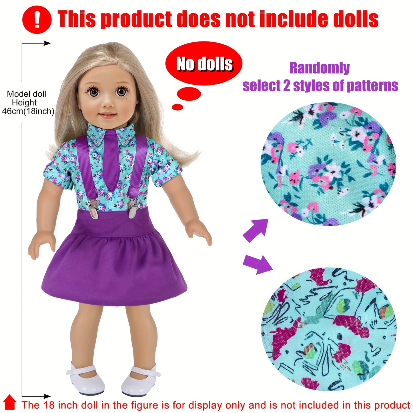 25pcs American 18 In Girl Doll Clothes And Accessories Travel Case Luggage School Play Set With Pillow Camera Sunglasses No Doll