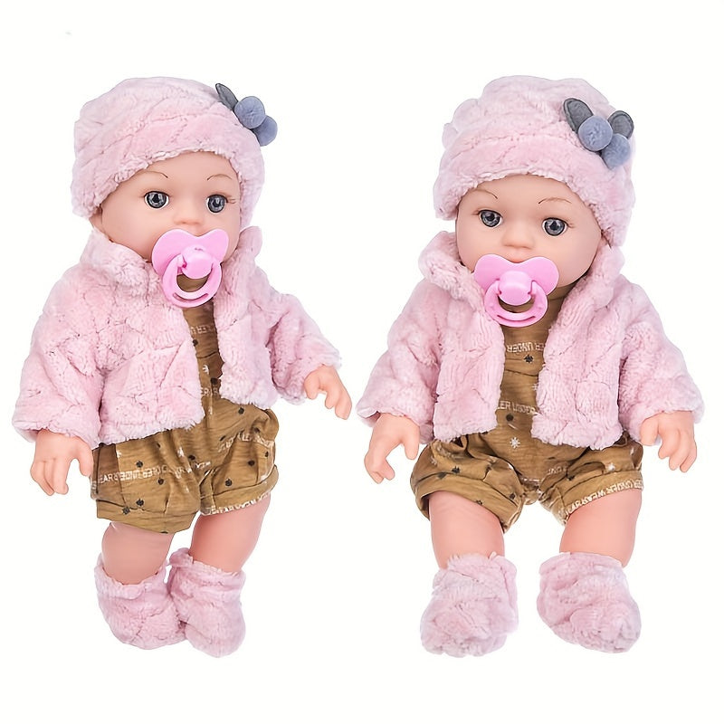 30cm/12inch Reborn doll Realistic baby doll with set hat socks pacifier, Festival gift