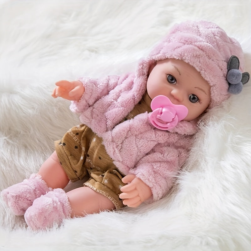 30cm/12inch Reborn doll Realistic baby doll with set hat socks pacifier, Festival gift