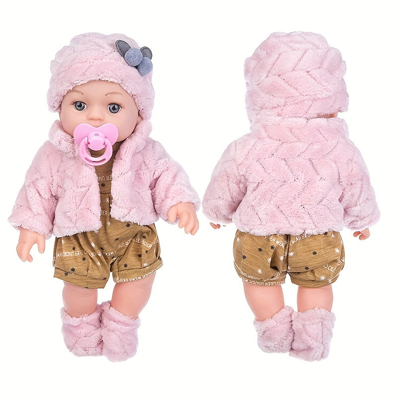 30cm/12inch Reborn doll Realistic baby doll with set hat socks pacifier, Festival gift