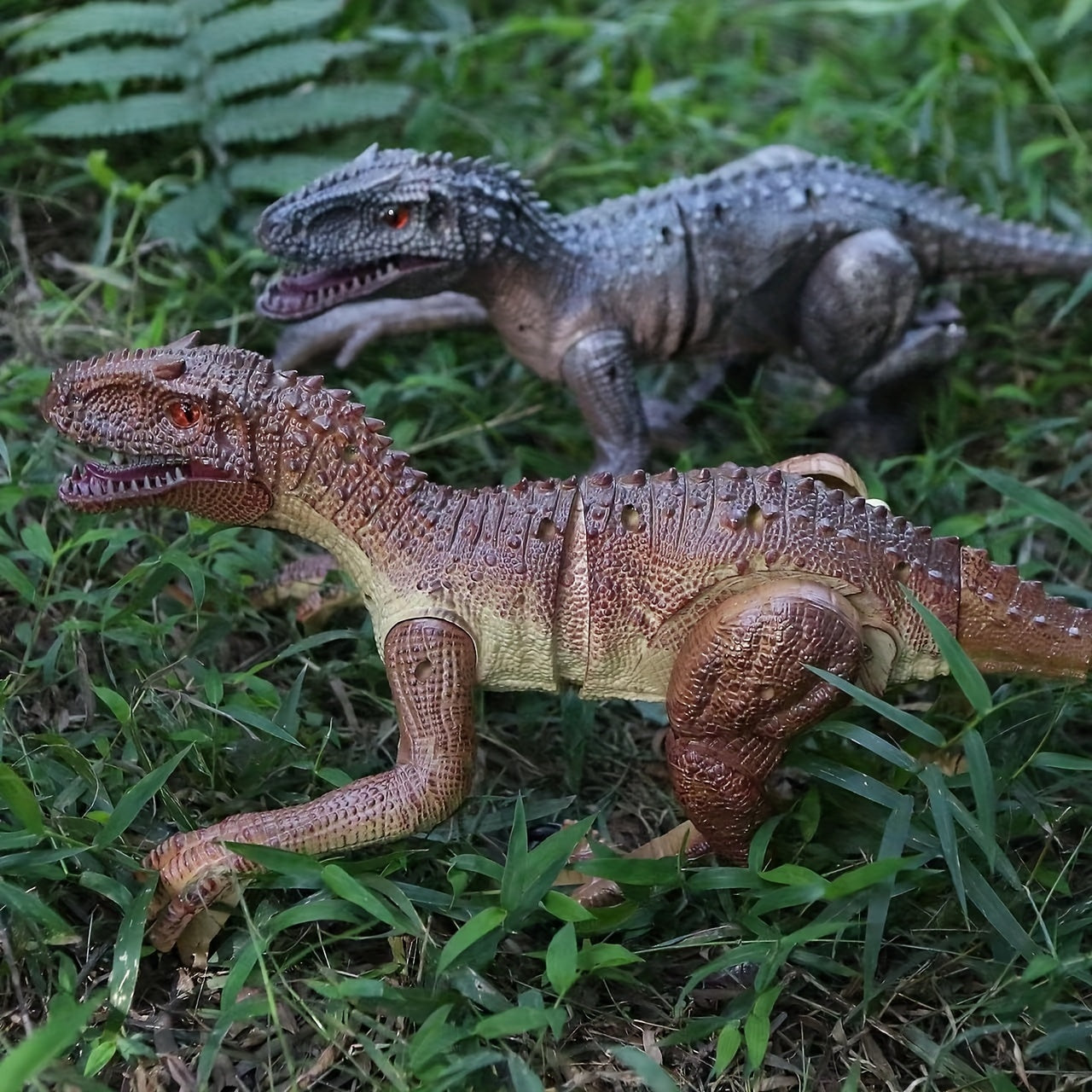 19" Remote Control Dinosaur Toys For Kids, 8CH Rechargeable Jurassic Velociraptor Toys Imitates Walking With Light & Roaring - Dinosaur Toys For Kids 4 5-7 8-12 Boys Christmas Birthday Gifts 2023